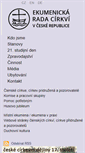 Mobile Screenshot of ekumenickarada.cz